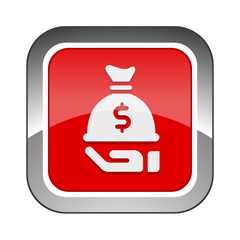 Chrome Square Button