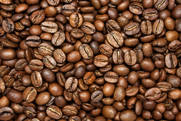 Coffee beans background