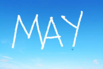may written in the sky