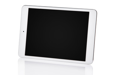 White tablet pc