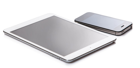 Tablet and smartphone