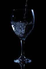 Glass and water