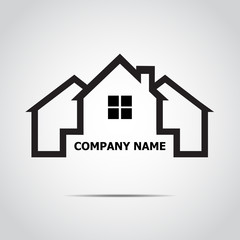 House Real Estate logo design