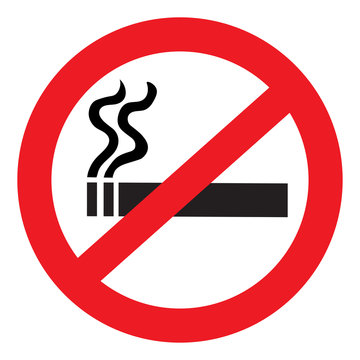 Vector icon no smoking