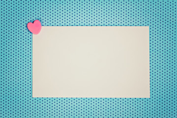 greeting card - pink and blue