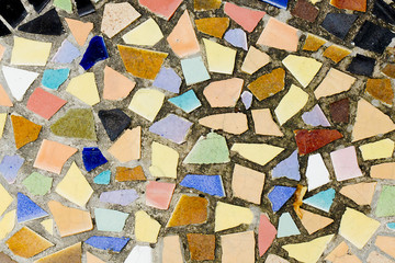 colorful mosaic tile and decorative