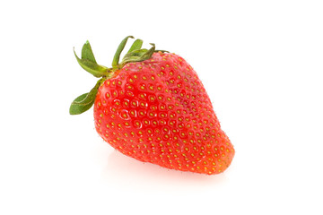 Fresh strawberry isolaed on white background