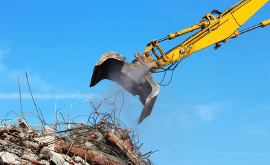 Demolition crane