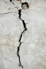 crack in the stone wall