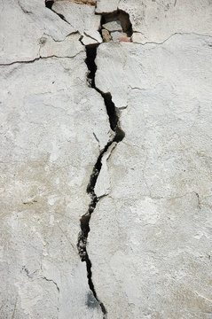 crack in the stone wall