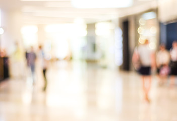 Blur store with bokeh background