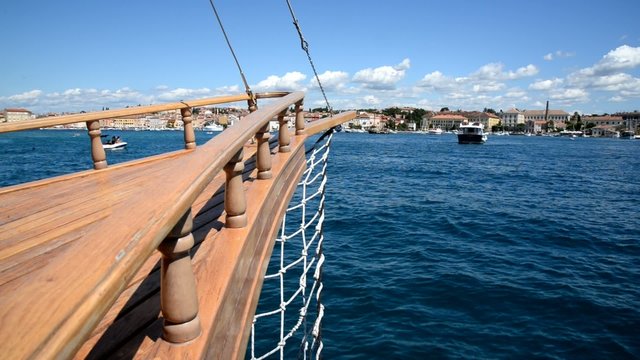 Bootsfahrt bei Rovinj, Istrien