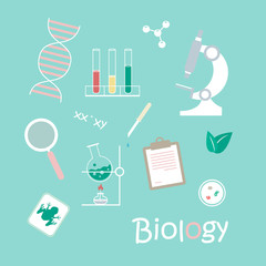Vector Set: Science Lab Objects and Icons