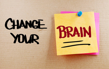 Change Your Brain Concept