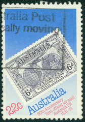 1931 Kingsford Smith's Flights Commemorative stamp