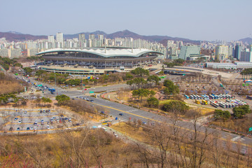 The Seoul World Cup Stadium in Korea