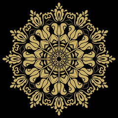 Orient Abstract Vector Pattern