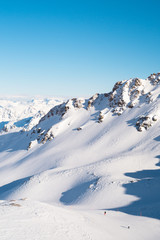 Fototapeta na wymiar View of Swiss Alps from the Rothorn, Lenzerheide, Switzerland