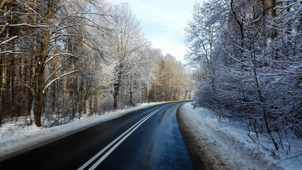 Winterliche Strassenverhältnisse