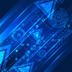 Abstract technological background.