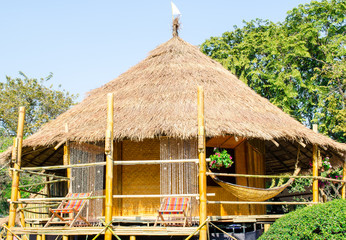 Traditional Thai Thatched Hut