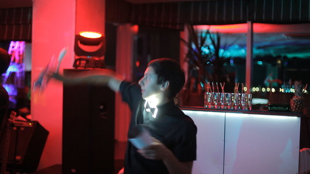 Shaw professional bartenders at the party