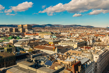 Fototapeta na wymiar Wien von oben