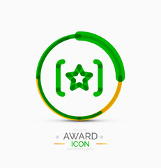 Award icon, logo