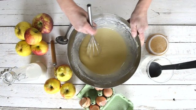 make pancake batter