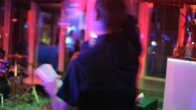 Shaw professional bartenders at the party