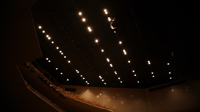 Still shot of ambient lights turnig off