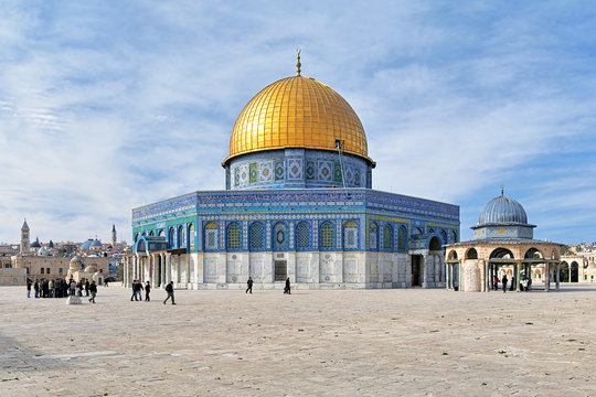 Dome of the Rock Mosque in Jerusalem, Israel
