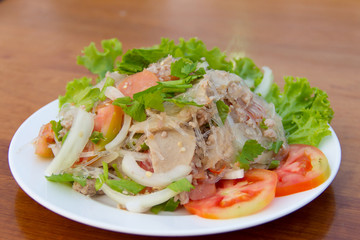 spicy pork salad