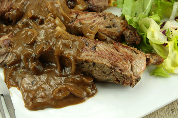 boeuf sauce échalote