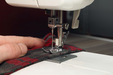 sewing at home sewing machine