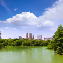 Central Park The Lake Manhattan New York