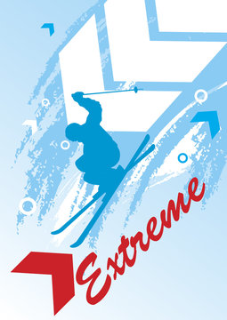 Extreme skiing