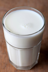 Milch im Glas