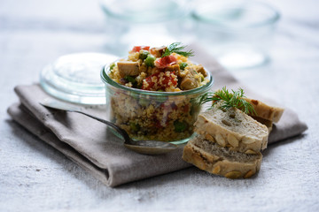 Veganer Couscous Salat