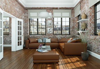 moderne Wohung Interieur Design