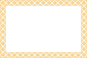 golden thai style pattern traditional art