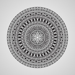 Vector Hand Drawn Doodle Mandala