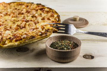 homemade pizza