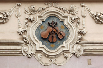 House at the Three Little Violins in Prague.