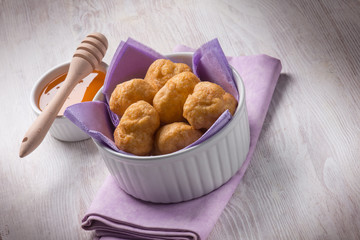 bignole typical italian carnival dessert