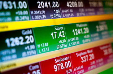 Abstract financial background