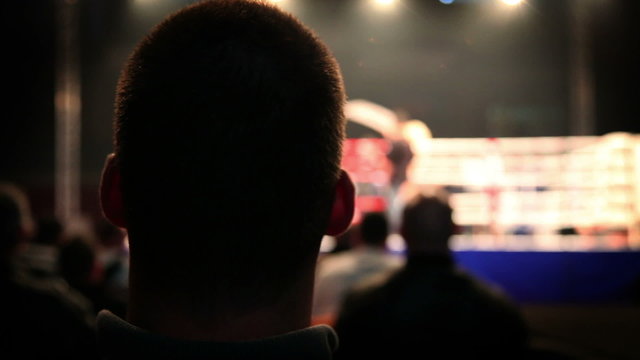Shot of people watching performace
