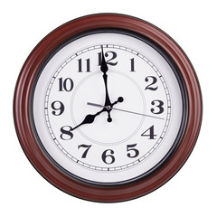 Eight hours on a round dial