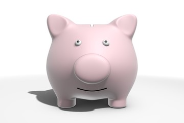 Voorkant van spaarvarken