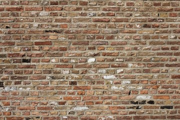 Backsteinmauer als Hintergrundbild